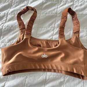 ALO Yoga Brown Sports Bra